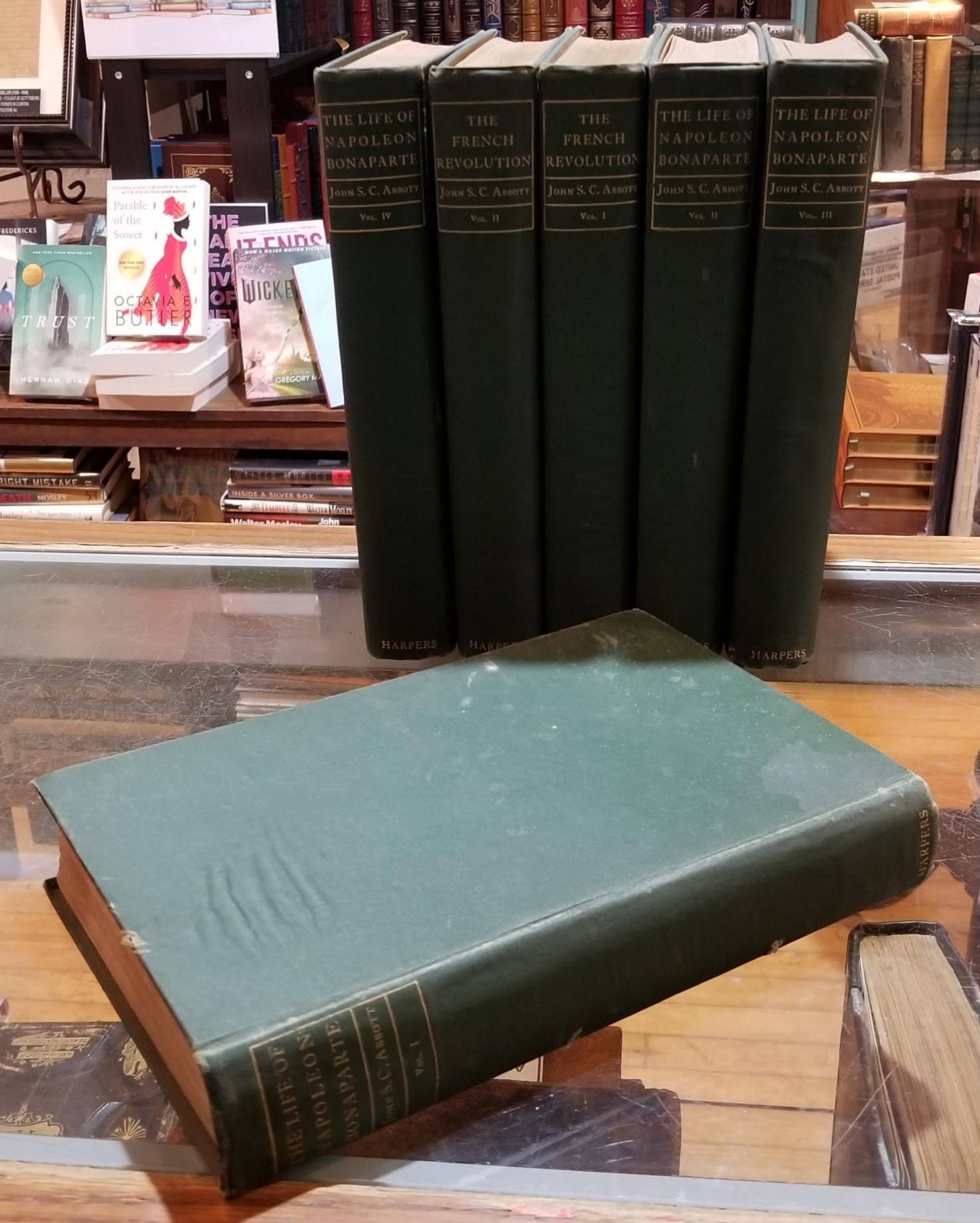 The History of Napoleon Bonaparte ( 4 Volumes ) THE FRENCH REVOLUTION OF 1789 AS VIEWED IN THE LIGHT OF REPUBLICAN INSTITUTIONS ( 2 volumes )