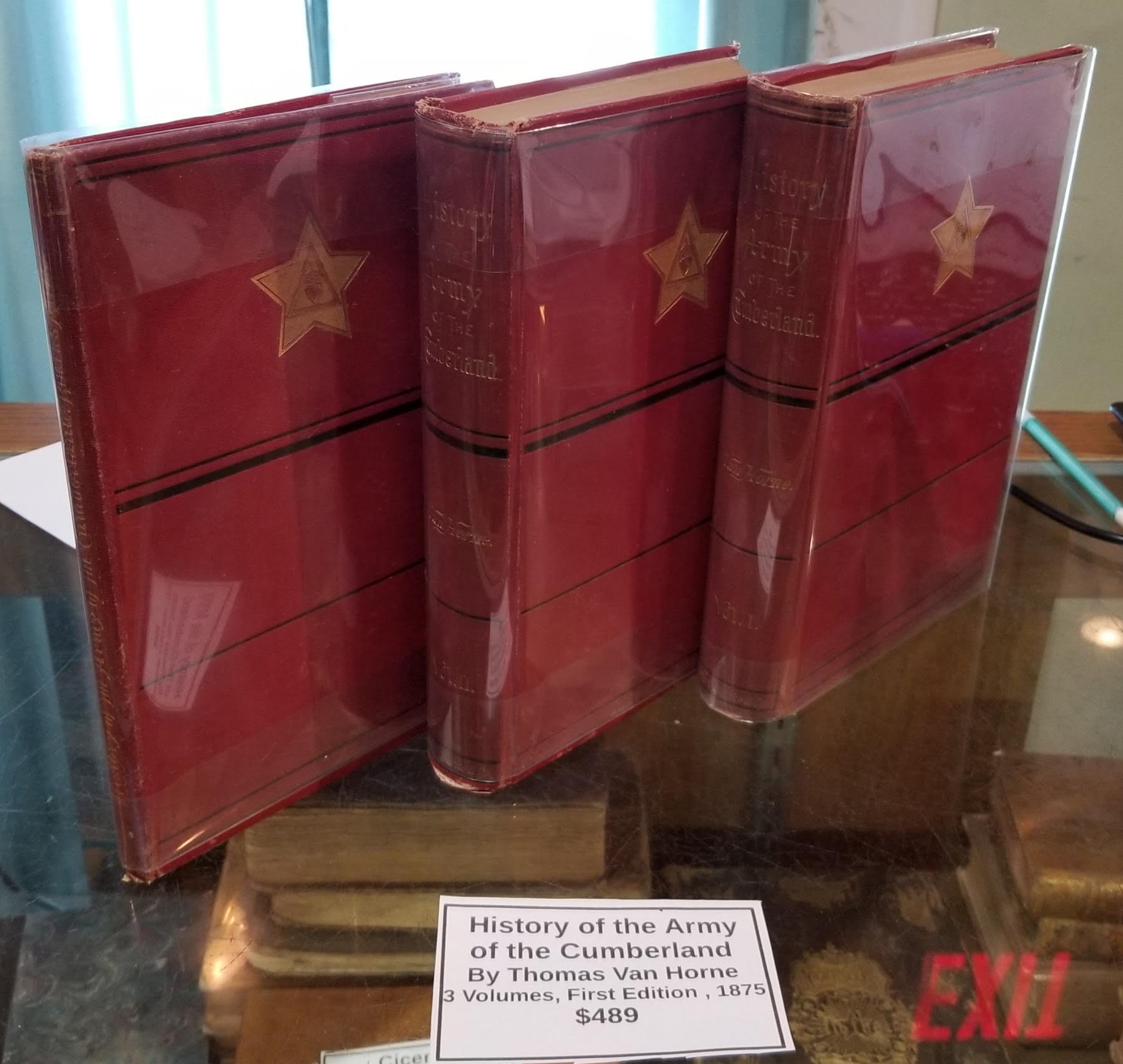 HISTORY OF THE ARMY OF THE CUMBERLAND. It's Organization, Campaigns, and Battles. Written at the Request of Major-General George H. Thomas chiefly from his private military journal and official and other documents furnished by him # Volumes, Including Atlas