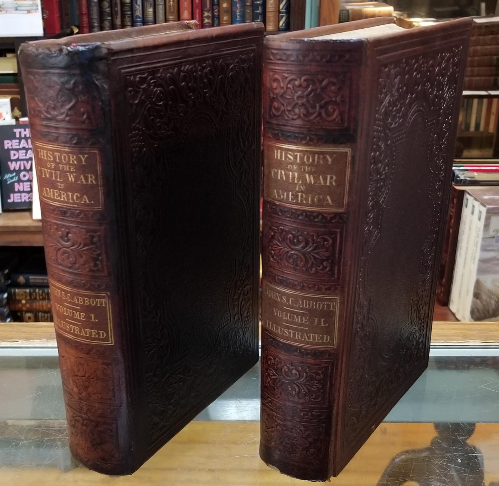 The History Of the Civil War in America - 2 volume set - Comprising a Full and Impartial Account of the Origin and Progress of the Rebellion of the Various naval and Military Engagements of the Heroic Deeds Performed by Armies and Individuals and of Touching Scenese in the Field, The Camp, The Hospi